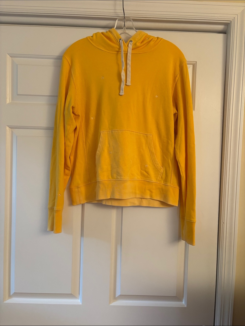 GAP Yellow Hooded Pullover Sweatshirt